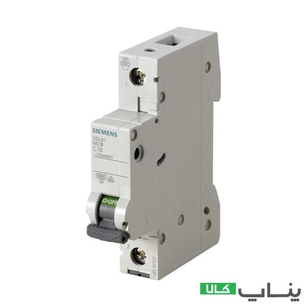 کلید مینیاتوری زیمنس تک پل 10 آمپر 5SL6110-7