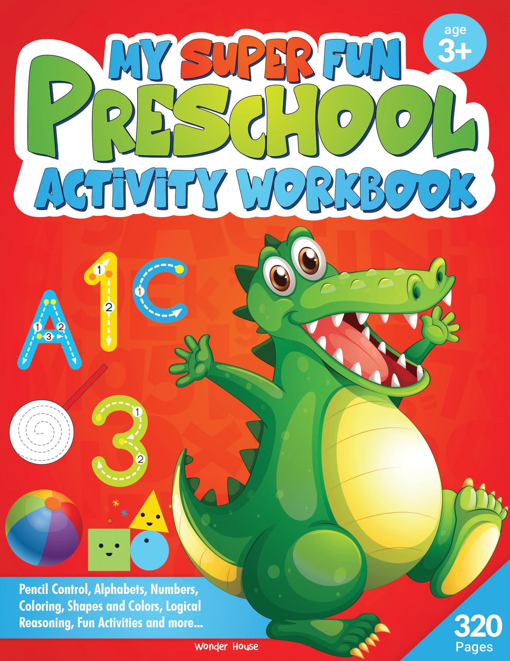 My Super Fun Preschool Activity Workbook for Children