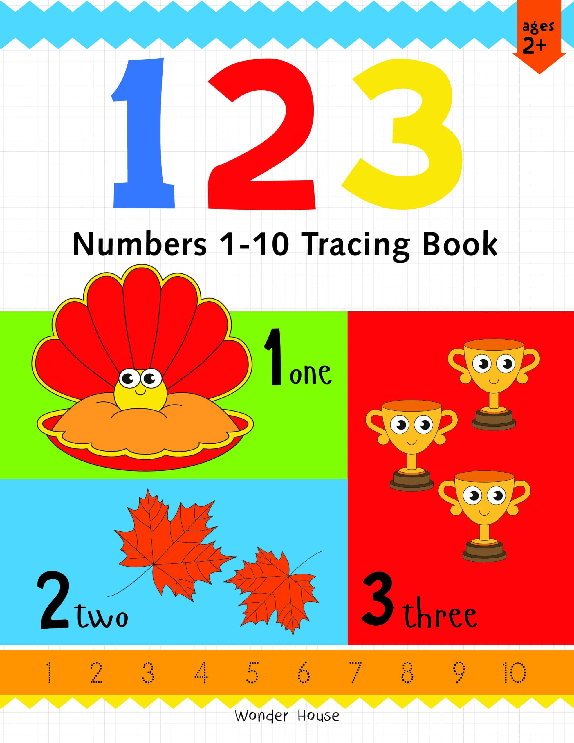 Preschool Activity Book 123 Numbers 1-10 Tracing Book for Kids