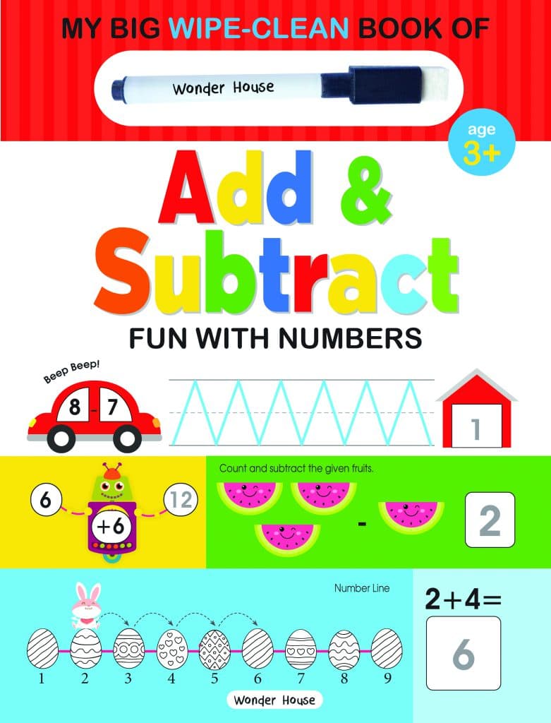 My Big Wipe and Clean Book of Add and Subtract for Kids — تصویر ۲