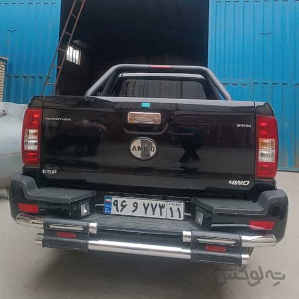 گارد عقب آمیکو آسنا مدل استیل 2 لول وارداتی — تصویر ۳