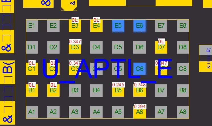 آی سی مدیریت توان مصرفی مدار آنتن آیفون 12 و 12 پرو | (U_APTU_E)(U_APTL_E)IC APT iPhone 12 Pro /12 (QM81030) — تصویر ۴