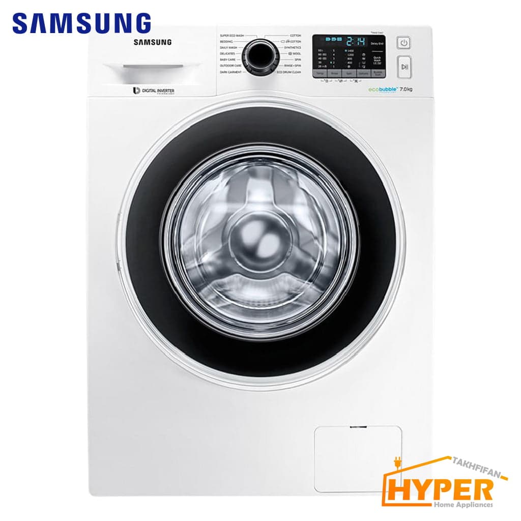 ماشین لباسشویی سامسونگ J1466W سفید 7 کیلویی