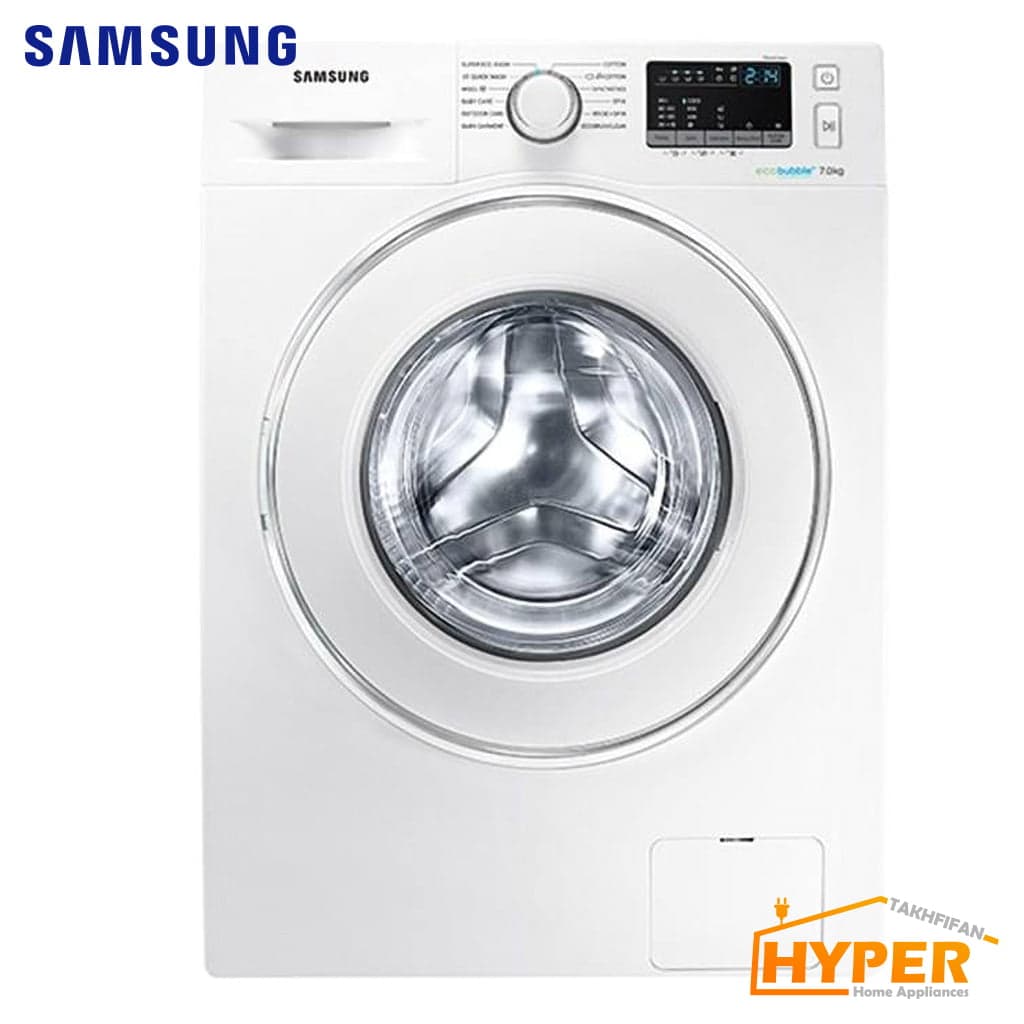 ماشین لباسشویی سامسونگ J1254W سفید 7 کیلویی