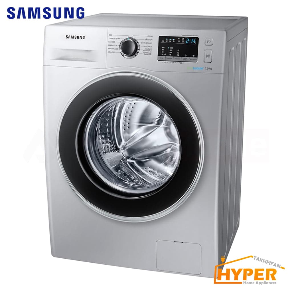 ماشین لباسشویی سامسونگ J1252S نقره ای 7 کیلویی