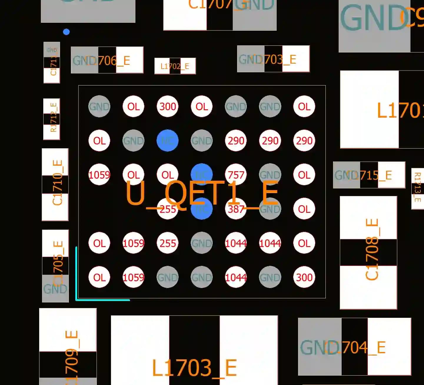 آی سی ای پی تی آیفون 12 پرومکس | (QET5100)(U_QET1_E)(QET5100) IC EPT(Envelop Power Tracker) iPhone 12 Pro Max — تصویر ۲