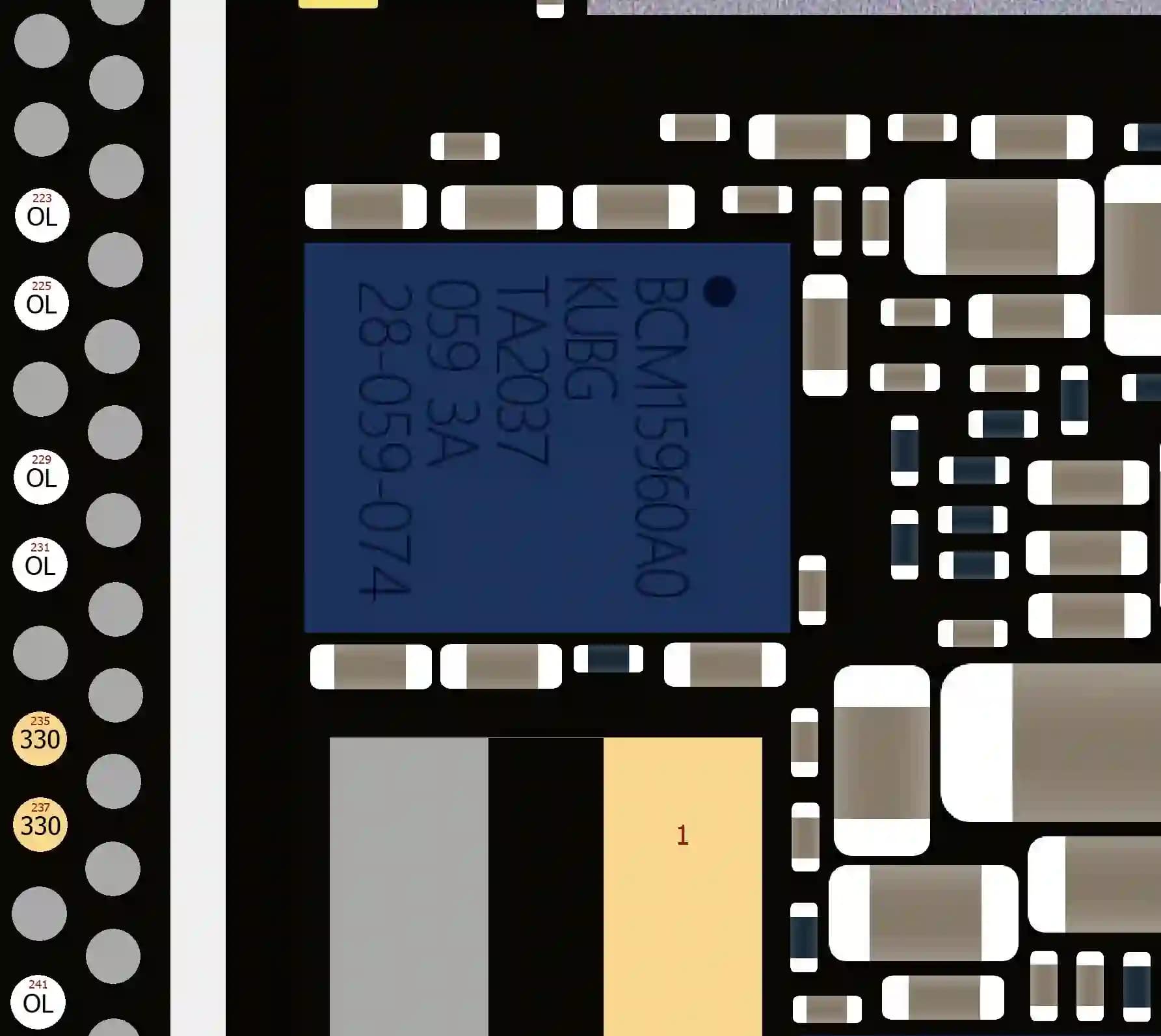 آی سی صفحه لمسی آیفون 12 پرومکس | IC Touch Driver iPhone 12 Pro Max (U9000) (BCM15960A0)