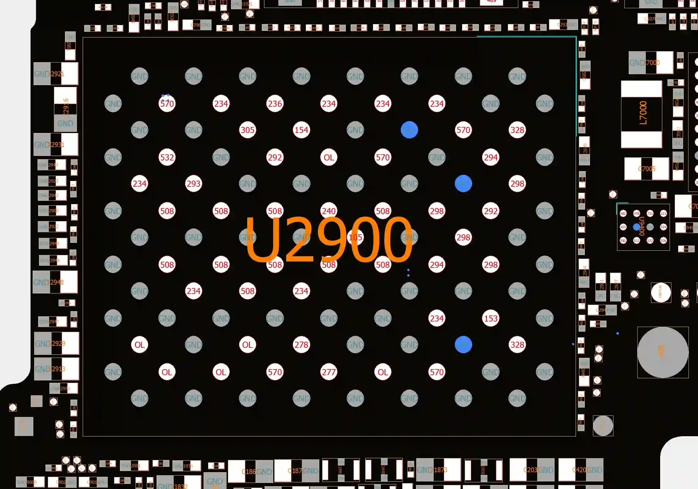 آی سی حافظه (هارد) آیفون 12 پرومکس | IC Nand Flash iPhone 12 Pro Max (U2900) (H23BFG8127AEQ_BC) — تصویر ۲