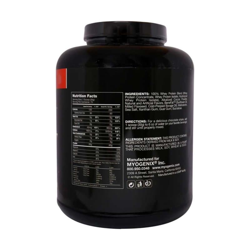 پودر پروتئین وی 100 درصد مایولین مایوجنیکس 2268 گرم Myogenix Myolean 100 Protein Whey 2268 g — تصویر ۲