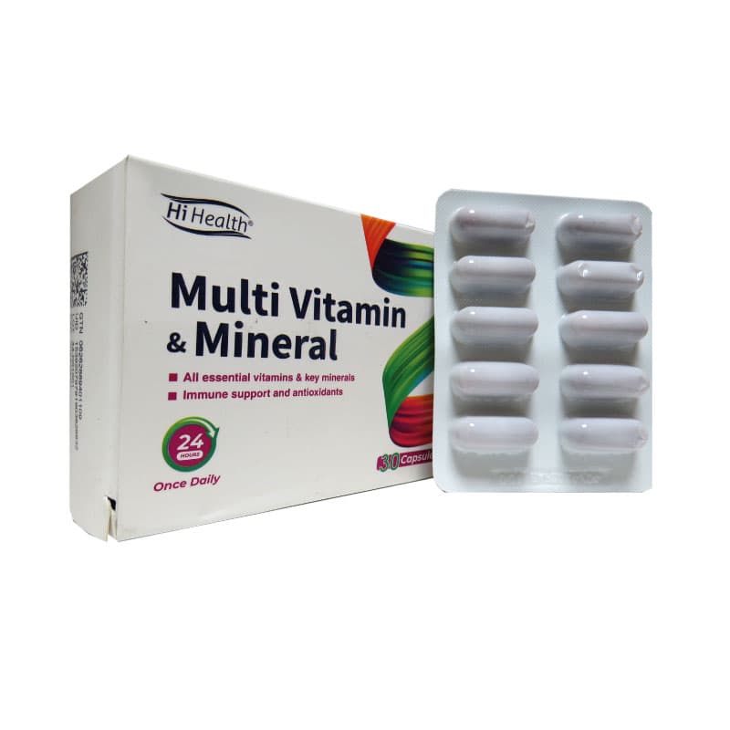 کپسول مولتی ویتامین مینرال های هلث 30 عددی Hi Health Multi Vitamin And — تصویر ۲