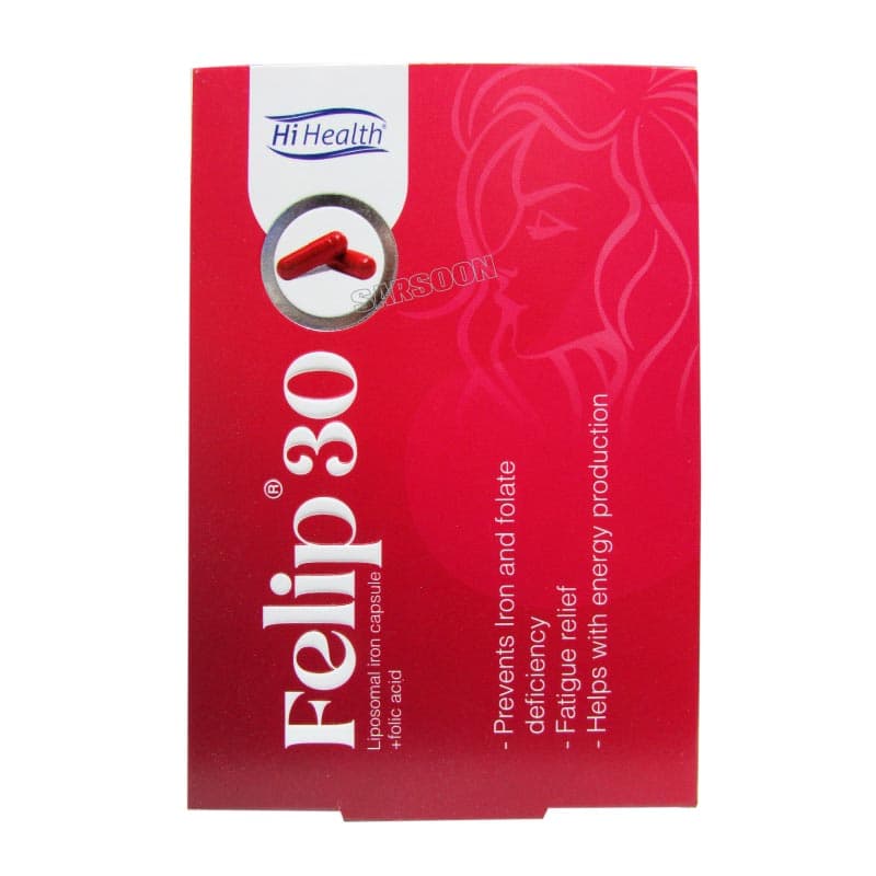 کپسول فلیپ 30 های هلث 30 عدد Hi Health Felip 30 30 Caps