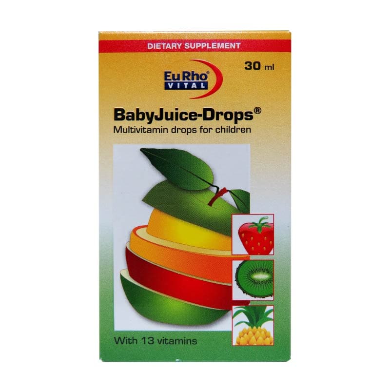 قطره بیبی جویس یوروویتال ۳۰ میلی لیتر EuRho Vital New Baby Juice Drops 30 ml