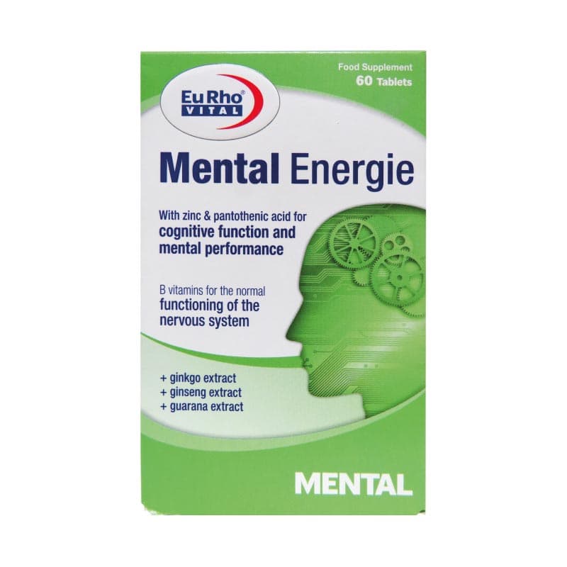 قرص منتال انرژی یوروویتال 60 عدد Eurho Vital Mental Energie 60 Tabs