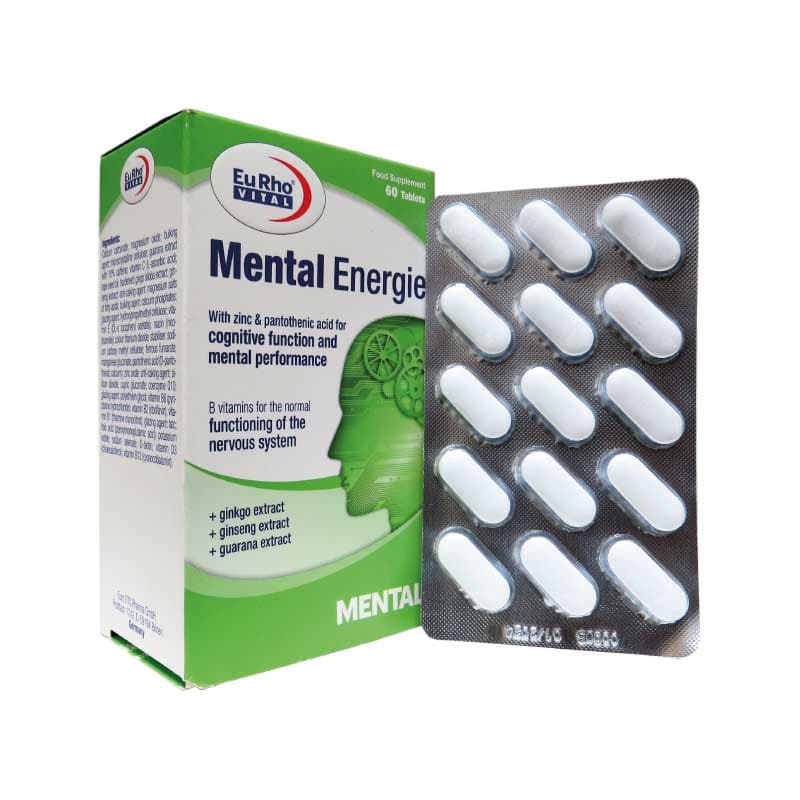 قرص منتال انرژی یوروویتال 60 عدد Eurho Vital Mental Energie 60 Tabs — تصویر ۳