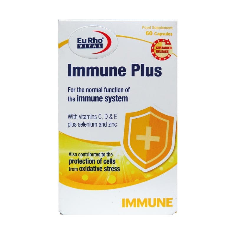 کپسول ایمون پلاس یوروویتال 60 عدد Eurho Vital Immune Plus 60 Capsules