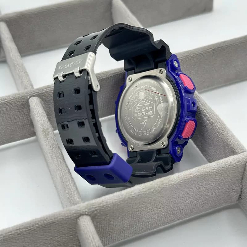 ساعت جی شاک G-Shock رنگ بنفش مشکی — تصویر ۳