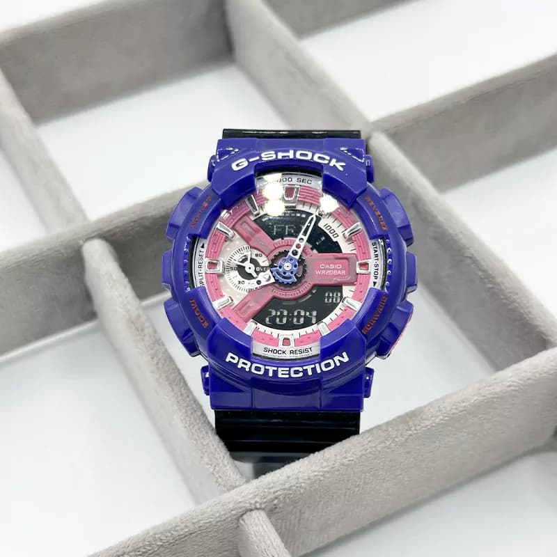 ساعت جی شاک G-Shock رنگ بنفش مشکی