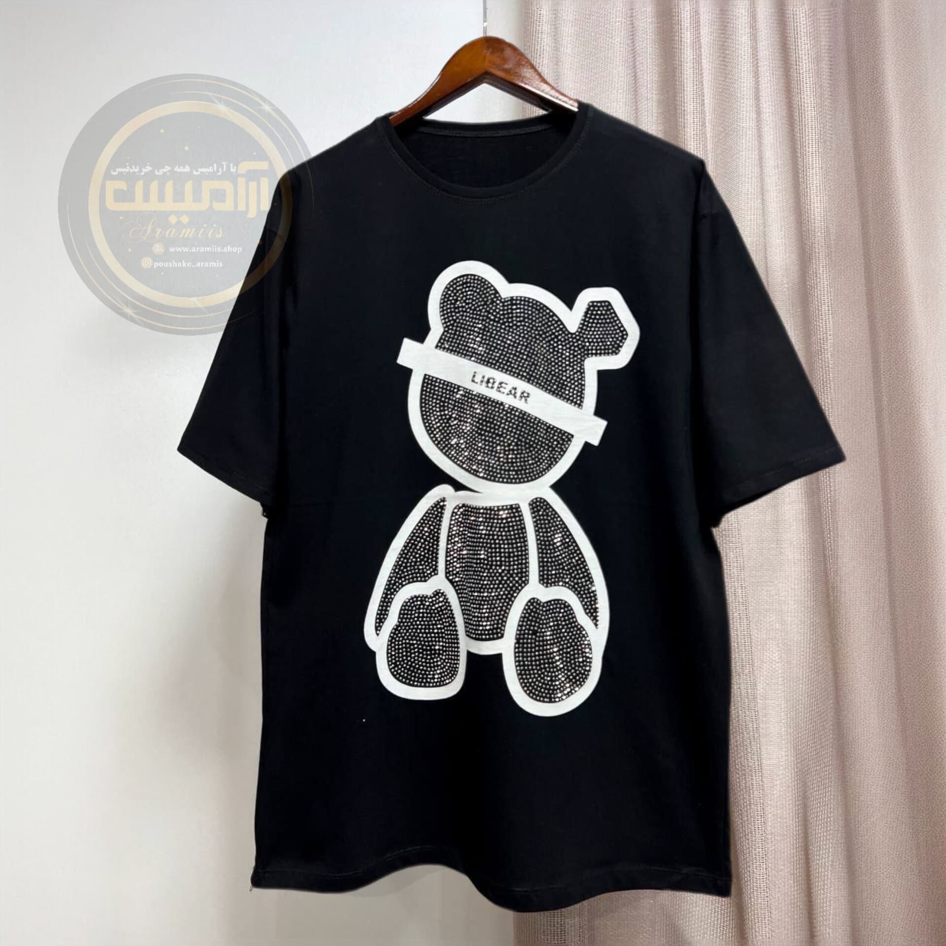 تیشرت لانگ خرس نگینی BEAR — تصویر ۲