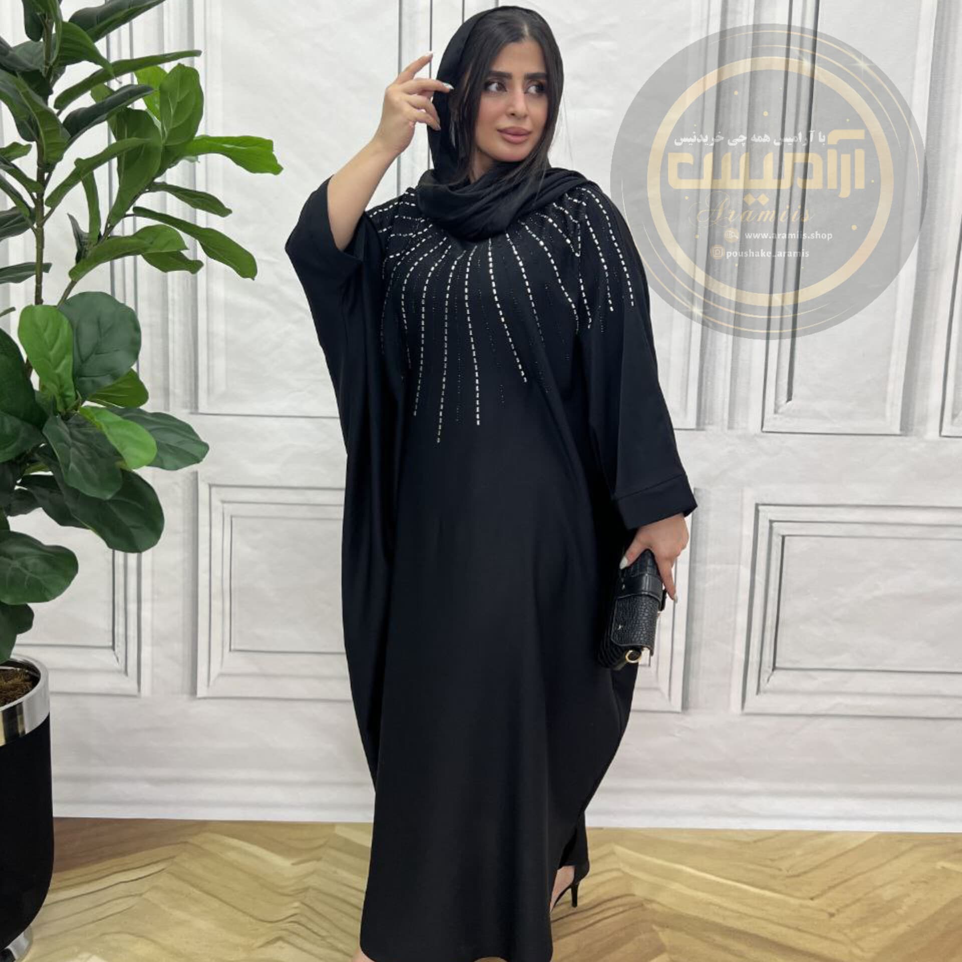عبا مزونی نگینی الیزه — تصویر ۲