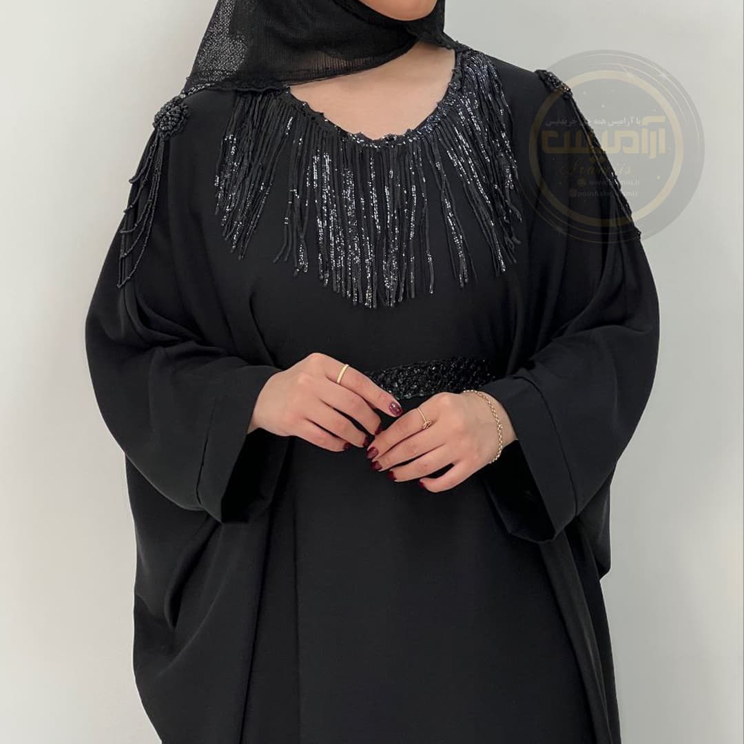عبا مزونی سردوشی الیزه — تصویر ۶