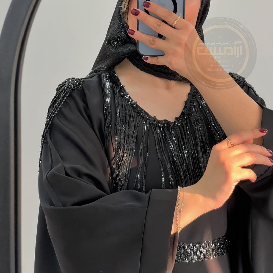 عبا مزونی سردوشی الیزه — تصویر ۳