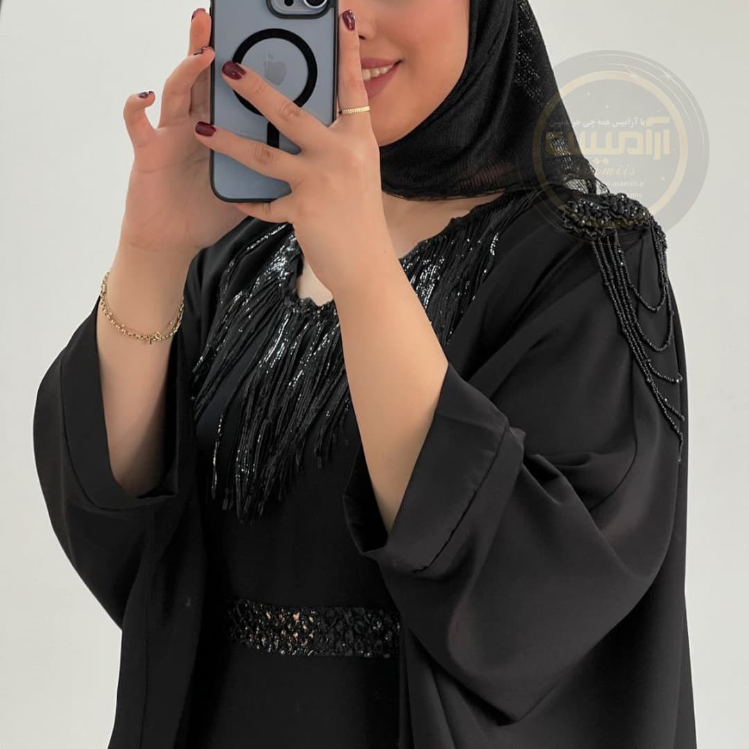 عبا مزونی سردوشی الیزه — تصویر ۵