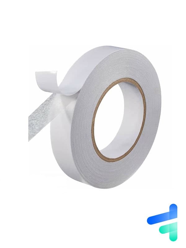 چسب دو طرفه شفاف 25 yards عرض 1 سانتی متر