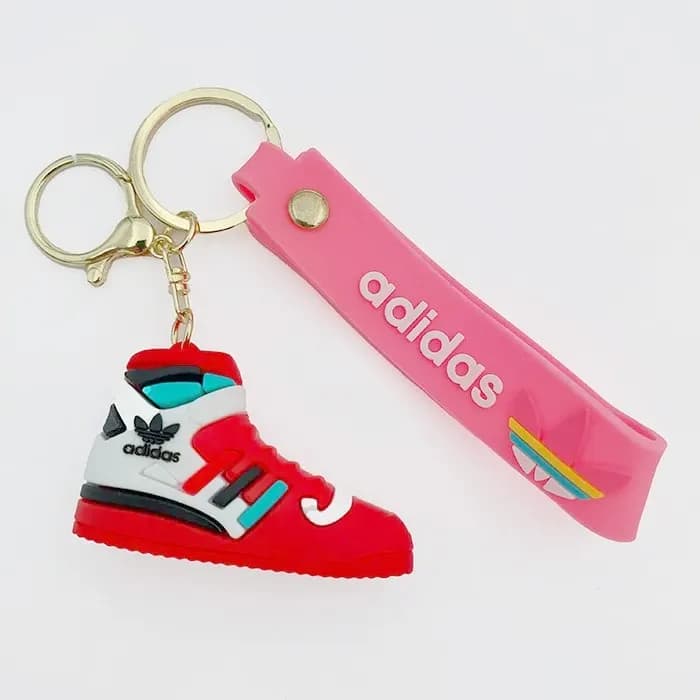 سرکلیدی سیلیکونی کفش آدیداس adidas قرمز 39060