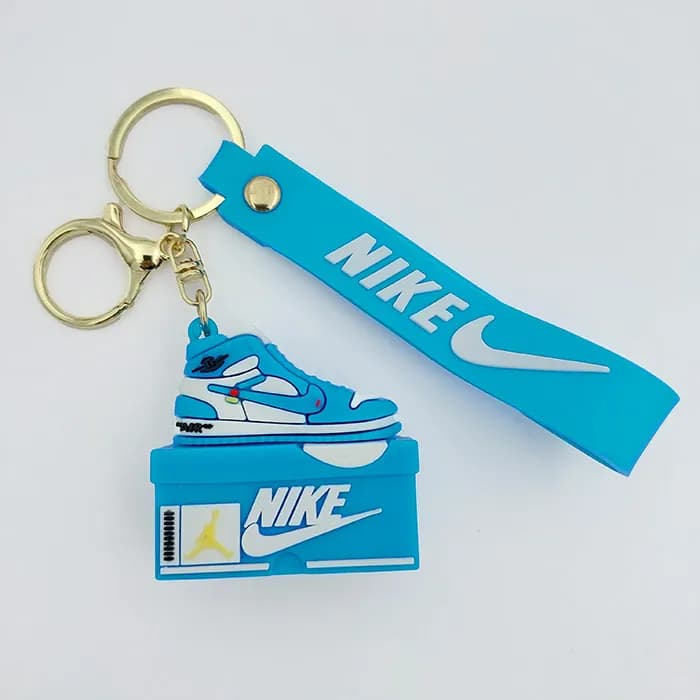 سرکلیدی سیلیکونی بزرگ کفش نایک Nike آبی 39060 — تصویر ۲