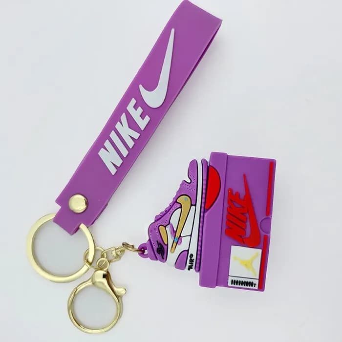 سرکلیدی سیلیکونی بزرگ کفش نایک Nike بنفش 39060 — تصویر ۲