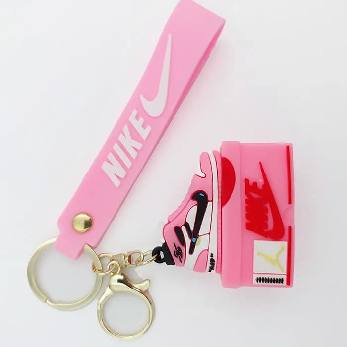 سرکلیدی سیلیکونی بزرگ کفش نایک Nike صورتی 39060 — تصویر ۳