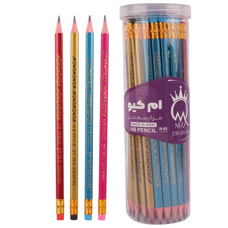 مداد مشکی ام کیو M.Q H49 بسته 48 عددی — تصویر ۲