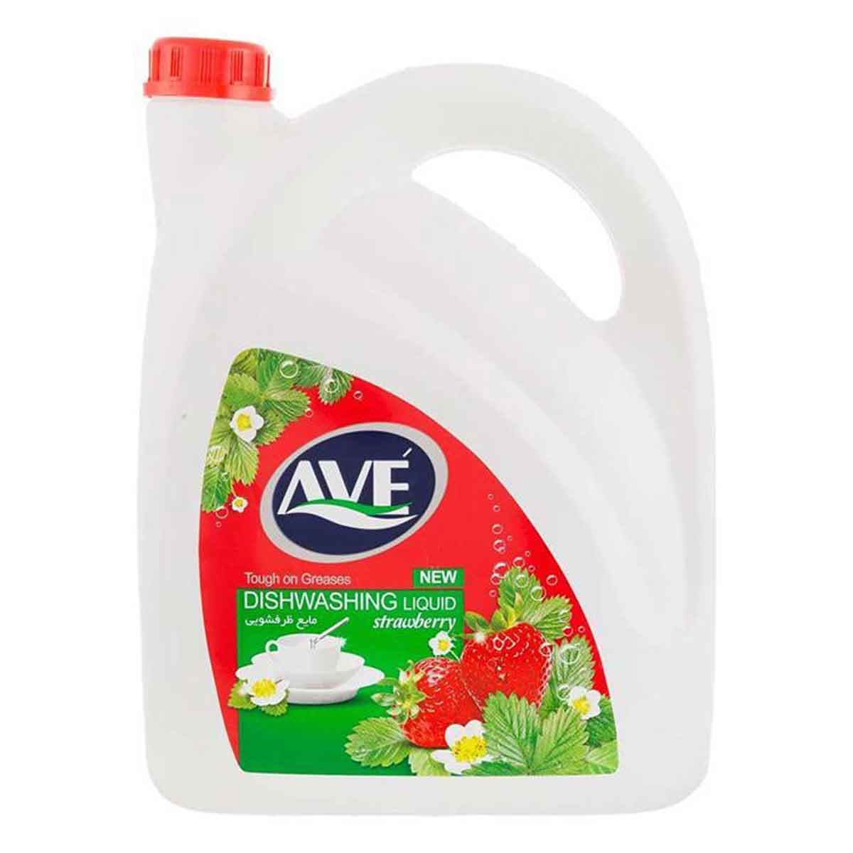مایع ظرفشویی سری جدید توت فرنگی اوه 3750 گرم