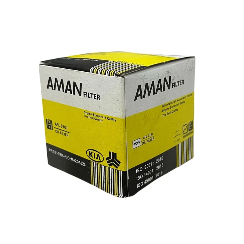 فیلتر روغن خودرو امان مدل AFL 0101 مناسب برای پراید کدm16321 — تصویر ۲