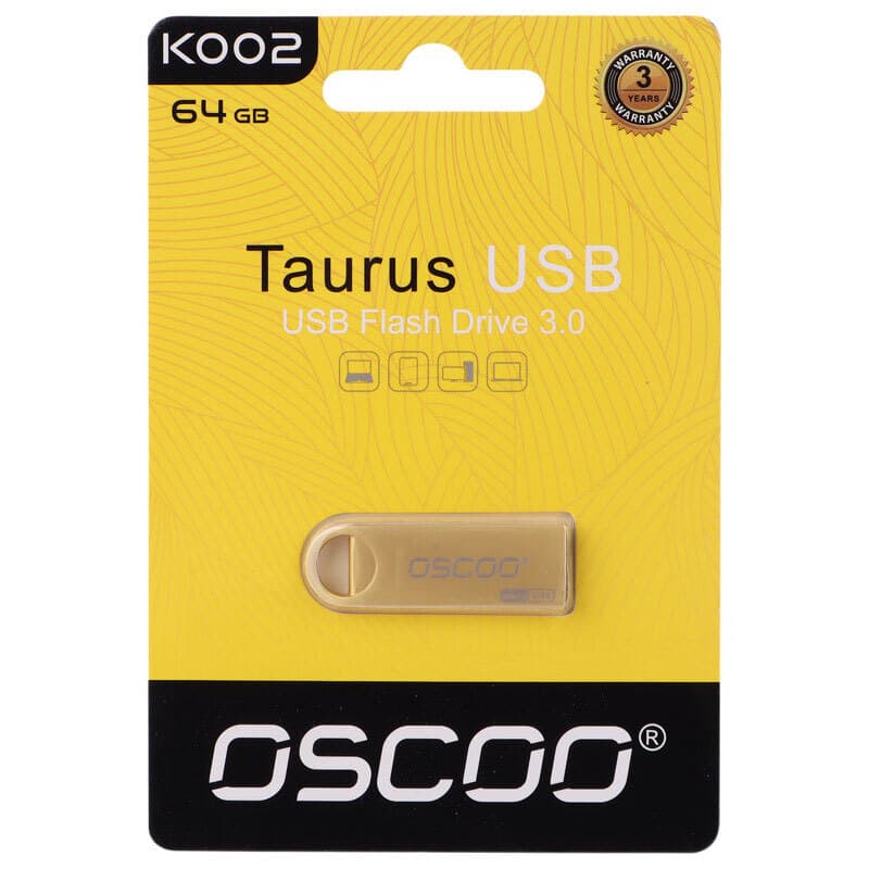 فلش 64 گیگ اوسکو Oscoo Taurus K002 USB3.0 — تصویر ۲