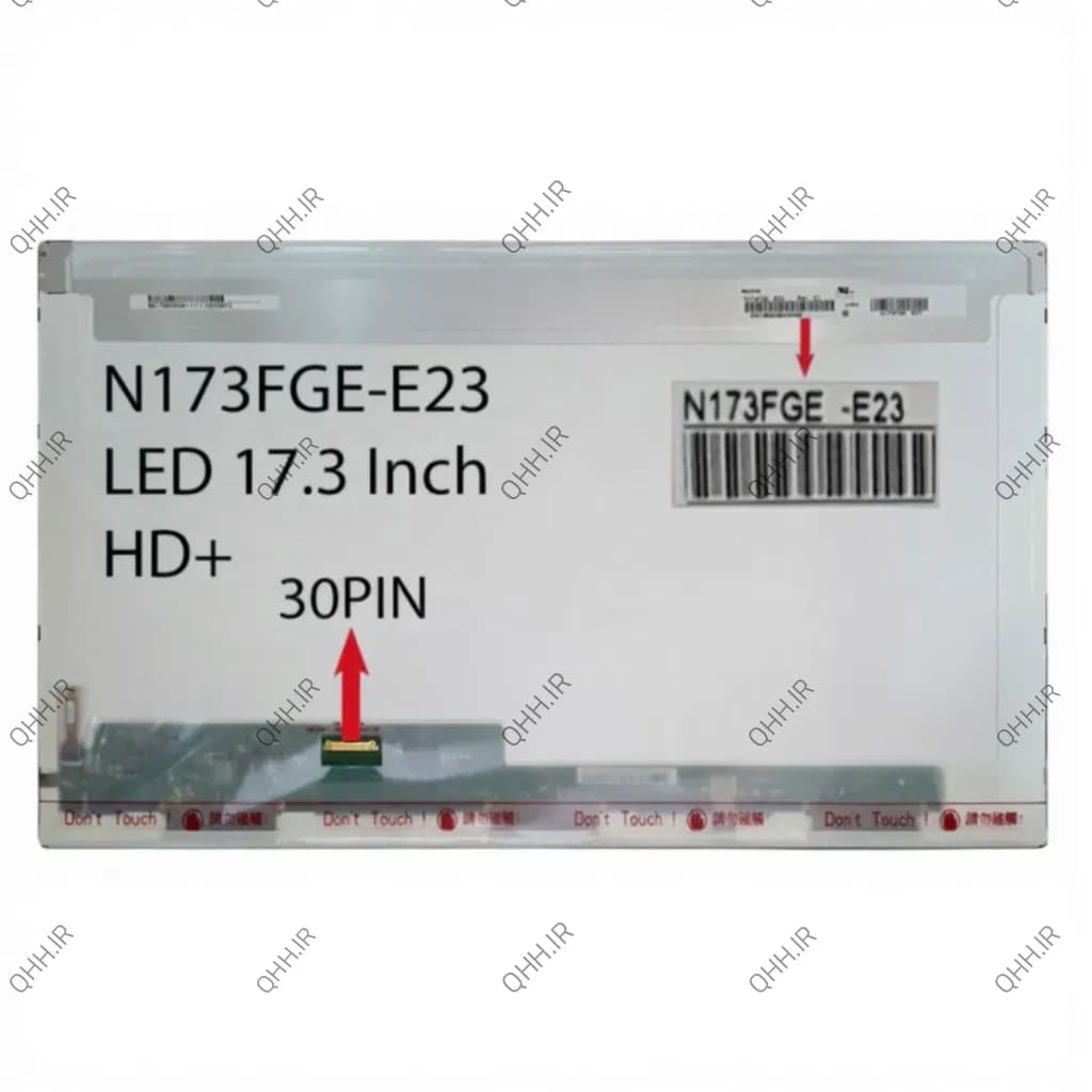 ال سی دی صفحه نمایش لپ تاپ 17.3 N173FGE-E23 ضخیم 30 پین — تصویر ۳