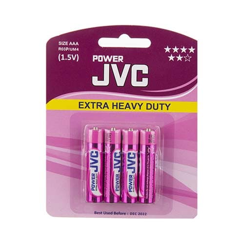 باتری نیم قلمی 4 عددی اکسترا JVC