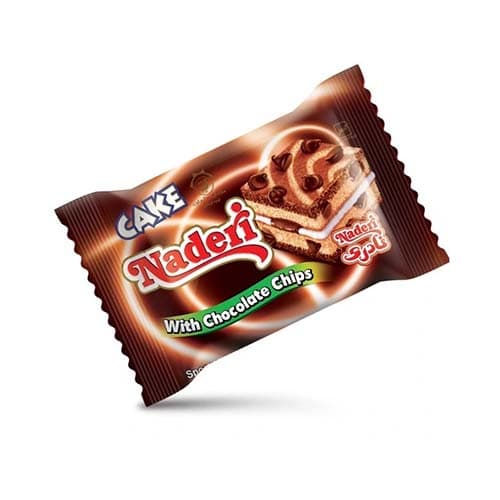 کیک پذیرایی چیپس شکلات 55g نادری