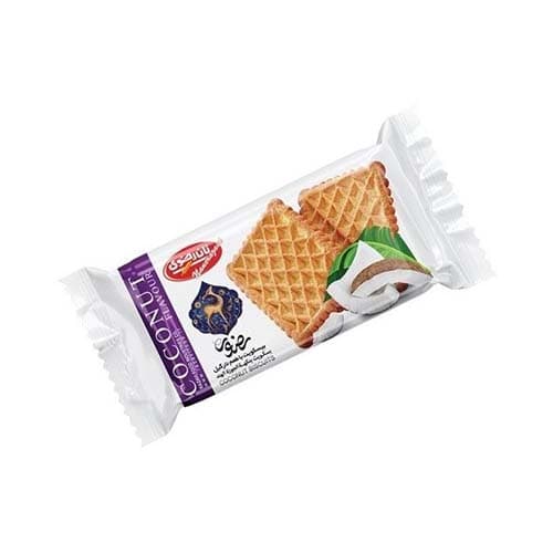 بیسکوییت نیم چاشت نارگیل33 گ نان رضوی