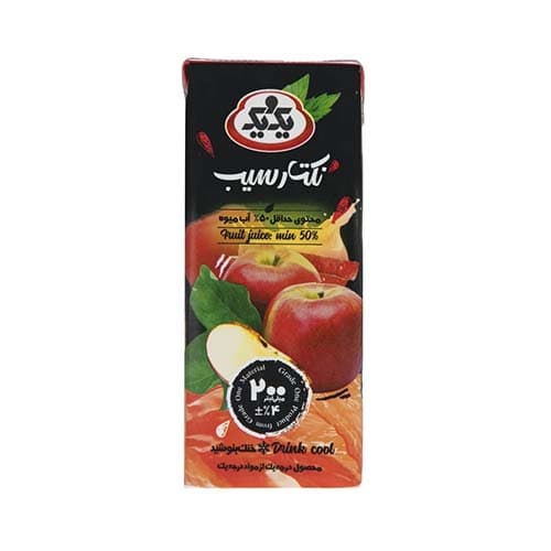 نکتار سیب 200 سی سی یک و یک