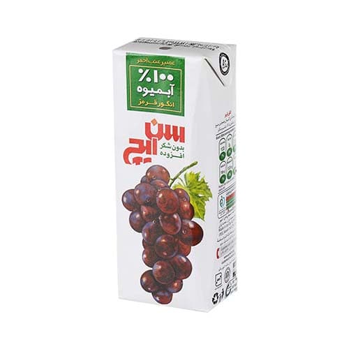 آبمیوه انگور قرمز تکدانه 200 سی سی