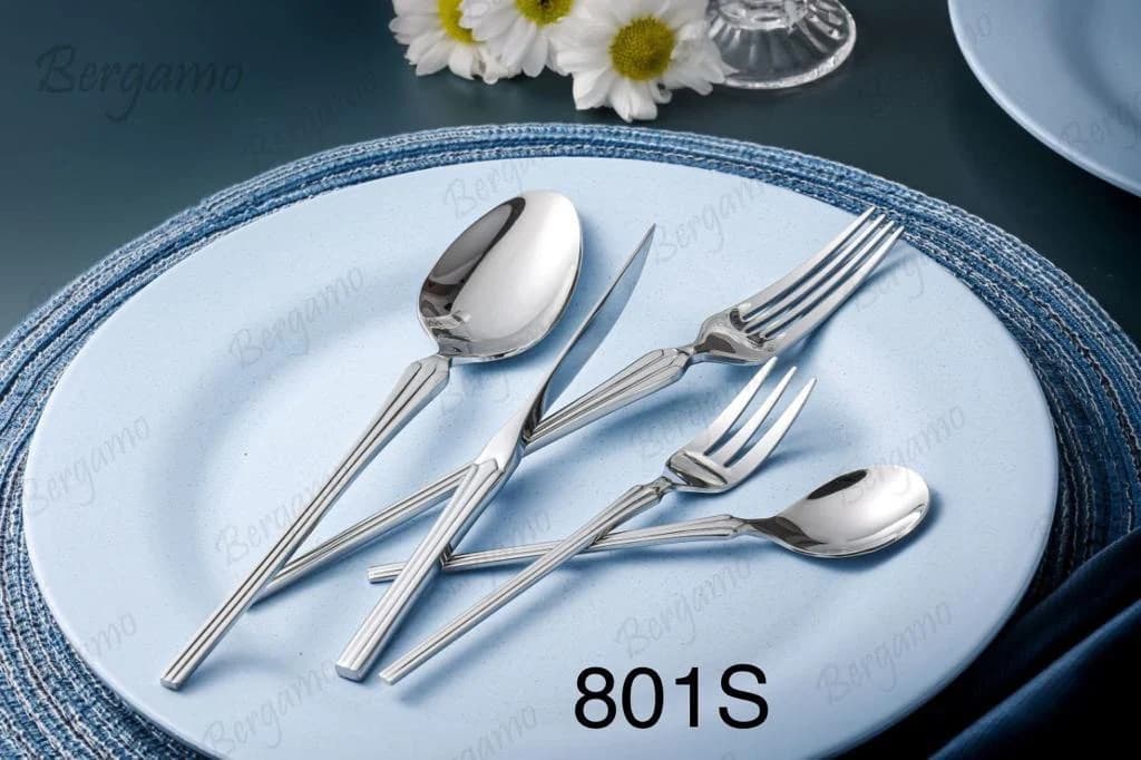 سرویس قاشق وچنگال 38 پارچه 6 نفره برگامو کد 801S Bergamo