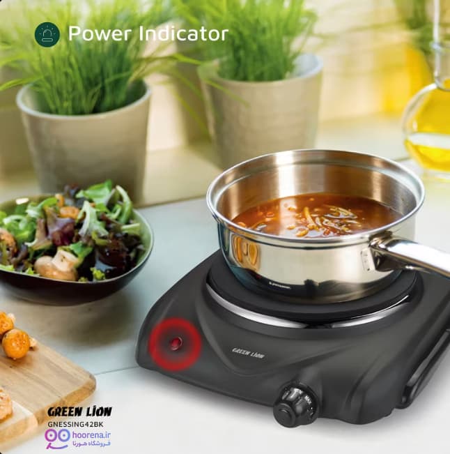 اجاق گاز برقی گرین لاین مدل SINGLE HOT PLATE — تصویر ۵