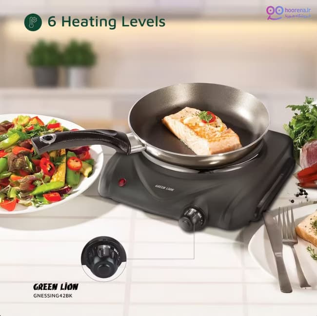 اجاق گاز برقی گرین لاین مدل SINGLE HOT PLATE — تصویر ۷