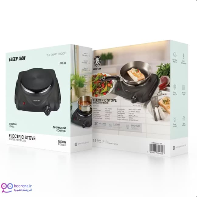 اجاق گاز برقی گرین لاین مدل SINGLE HOT PLATE — تصویر ۲