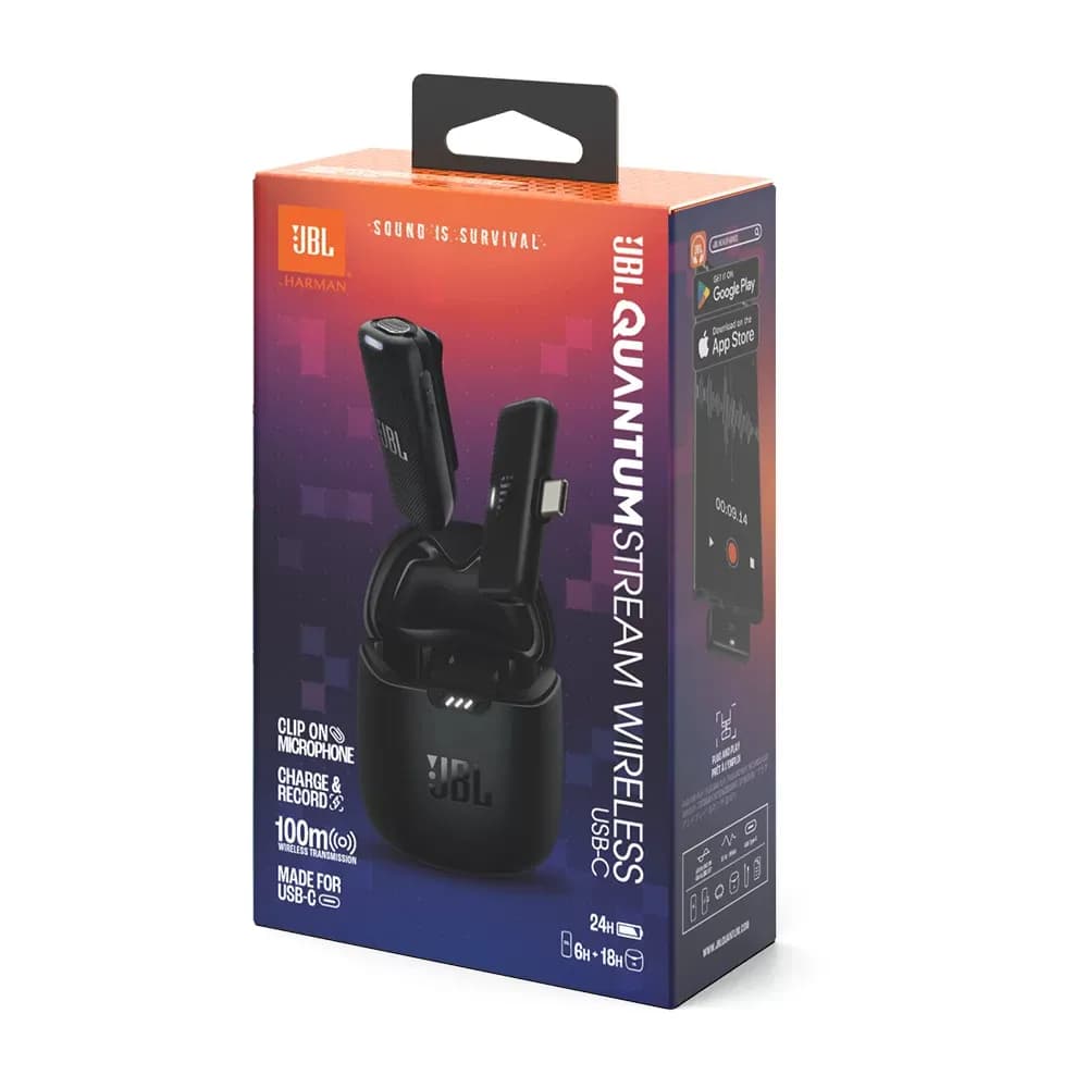 میکروفون یقه‌ای بی‌سیم جی بی ال JBL Quantum Stream Wireless — تصویر ۵