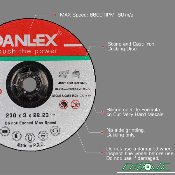 صفحه برش سنگ استیل دنلکس مدل DXS3230 — تصویر ۳