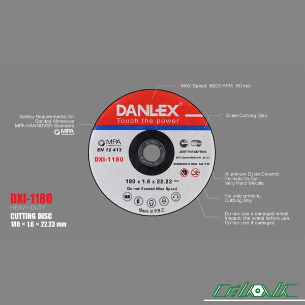 صفحه برش سنگ استیل دنلکس DXI1180 — تصویر ۳
