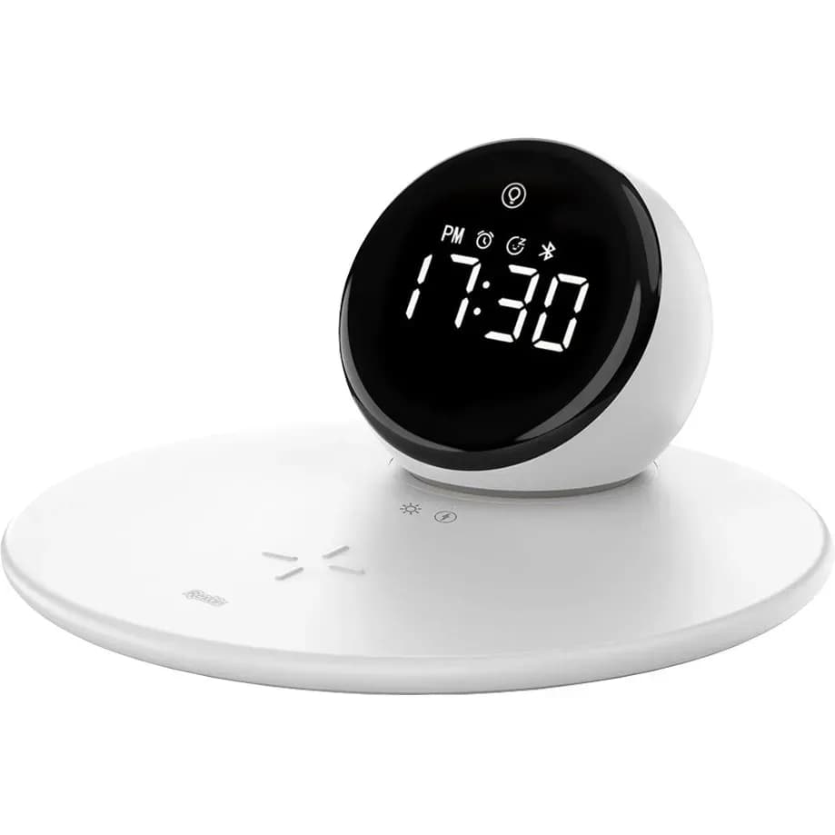 اسپیکر بلوتوثی و شارژر بی سیم چندکاره رکسین مدل Rex-W17