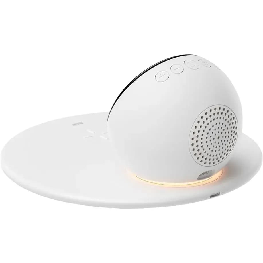 اسپیکر بلوتوثی و شارژر بی سیم چندکاره رکسین مدل Rex-W17 — تصویر ۲